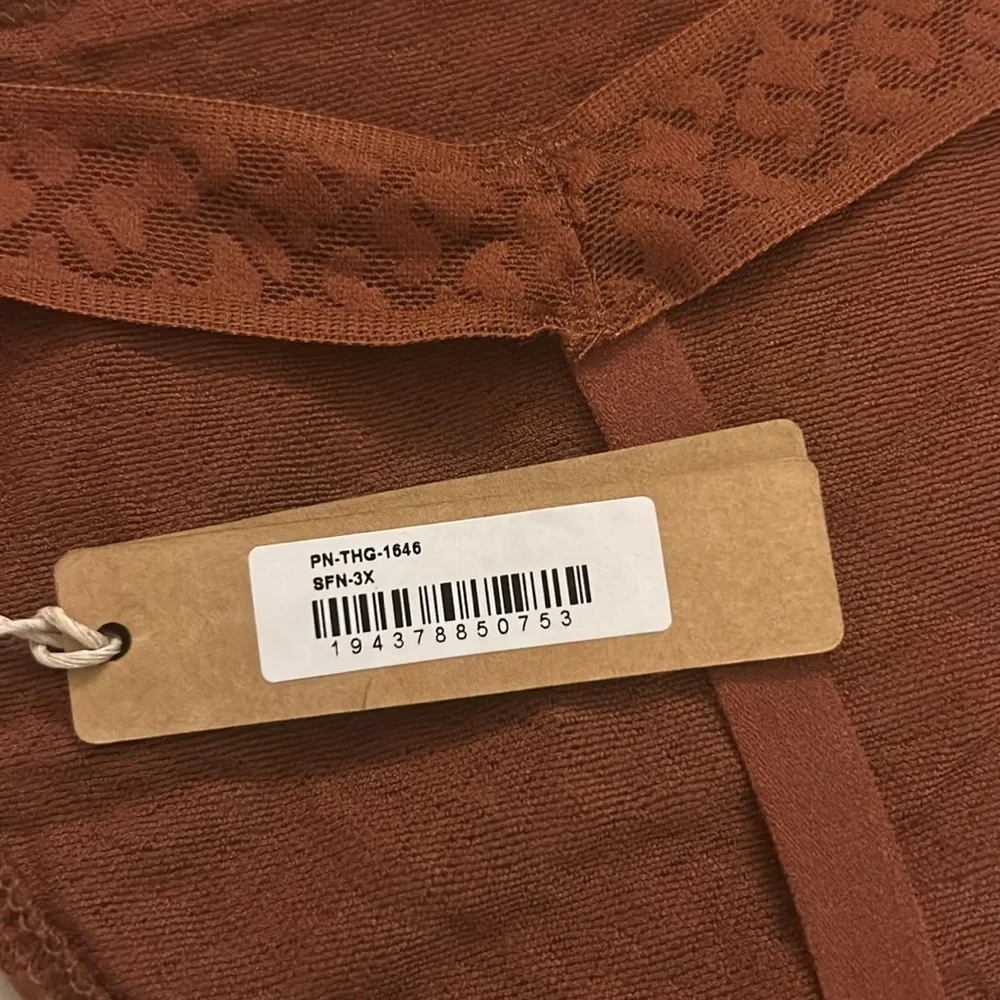 Bronze G1 3X Skims Logo Print T-String Thong PN THG 1646